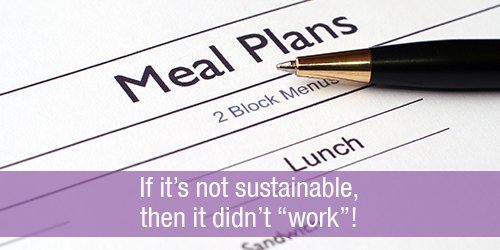 If it's not sustainable, then it didn't "work"!
