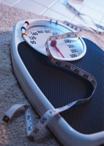 diet scale and tape measure